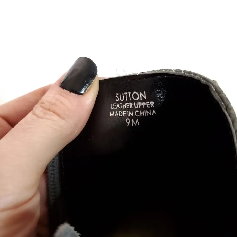 Tahari | Sutton Mixed Media Leather Suede Wedges